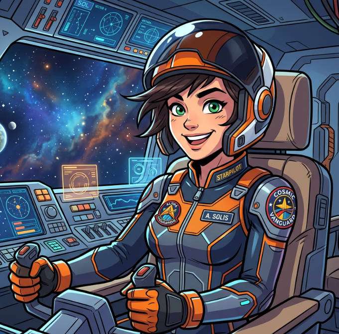 scifi space pilot photo