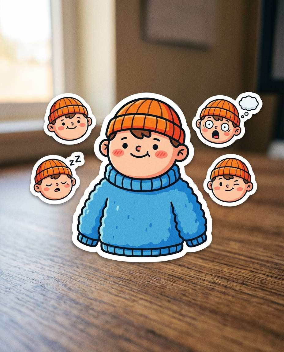 kawaii sticker pack photo