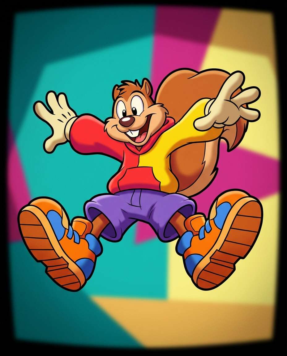 retro 90s toon photo