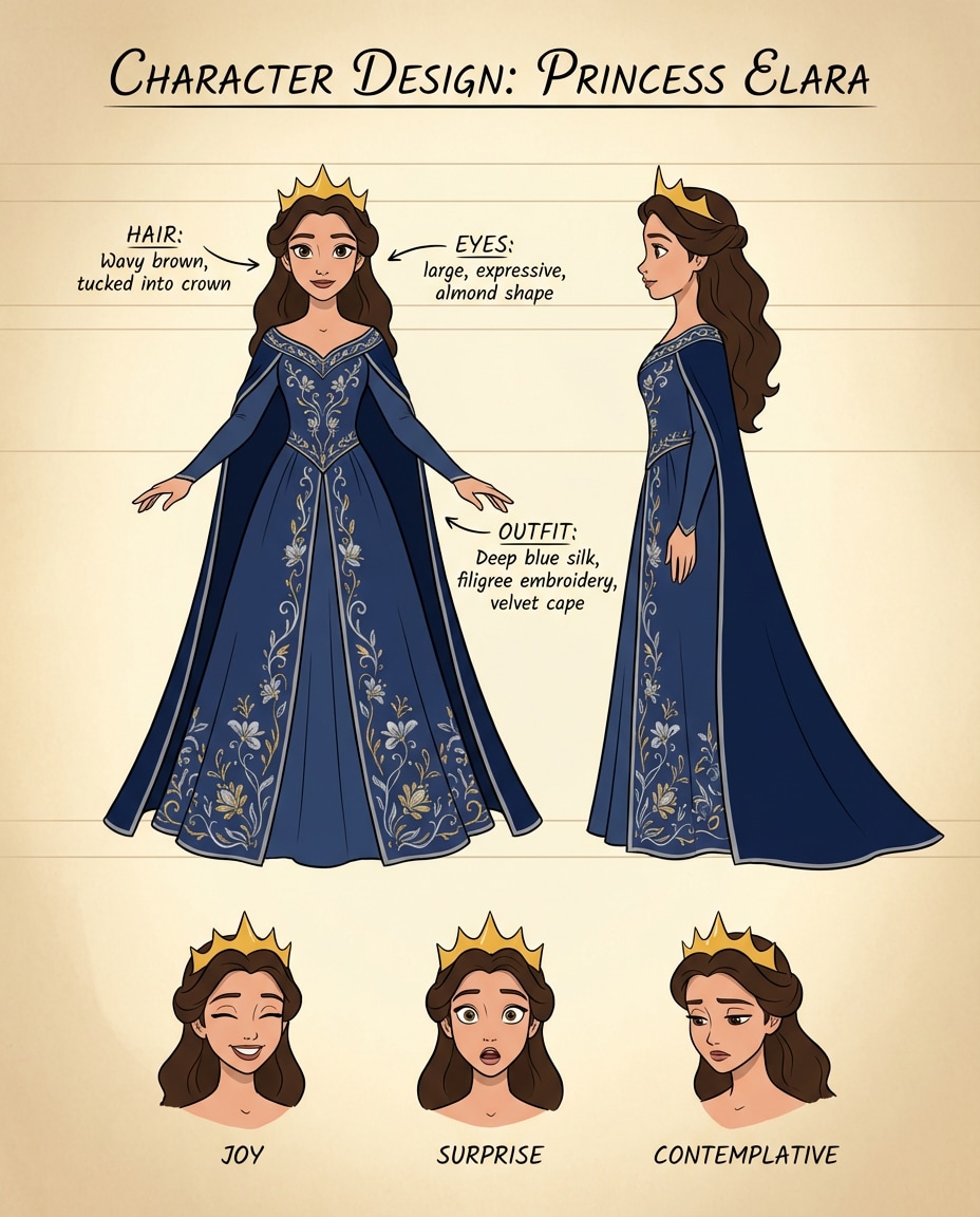 royal character sheet photo