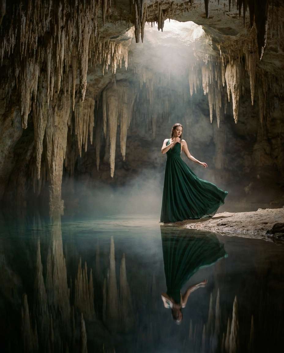 mirror pool reflection photo