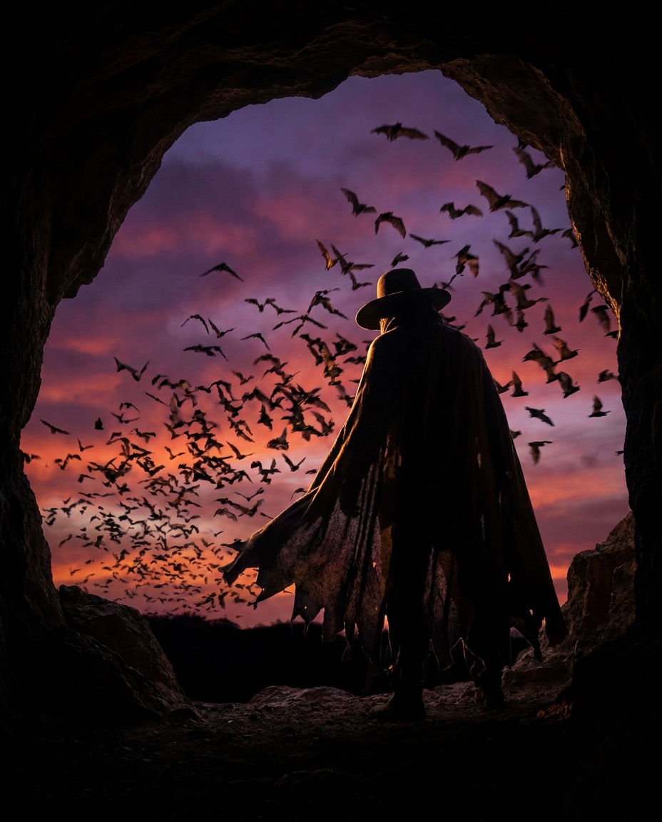 bat silhouette photo