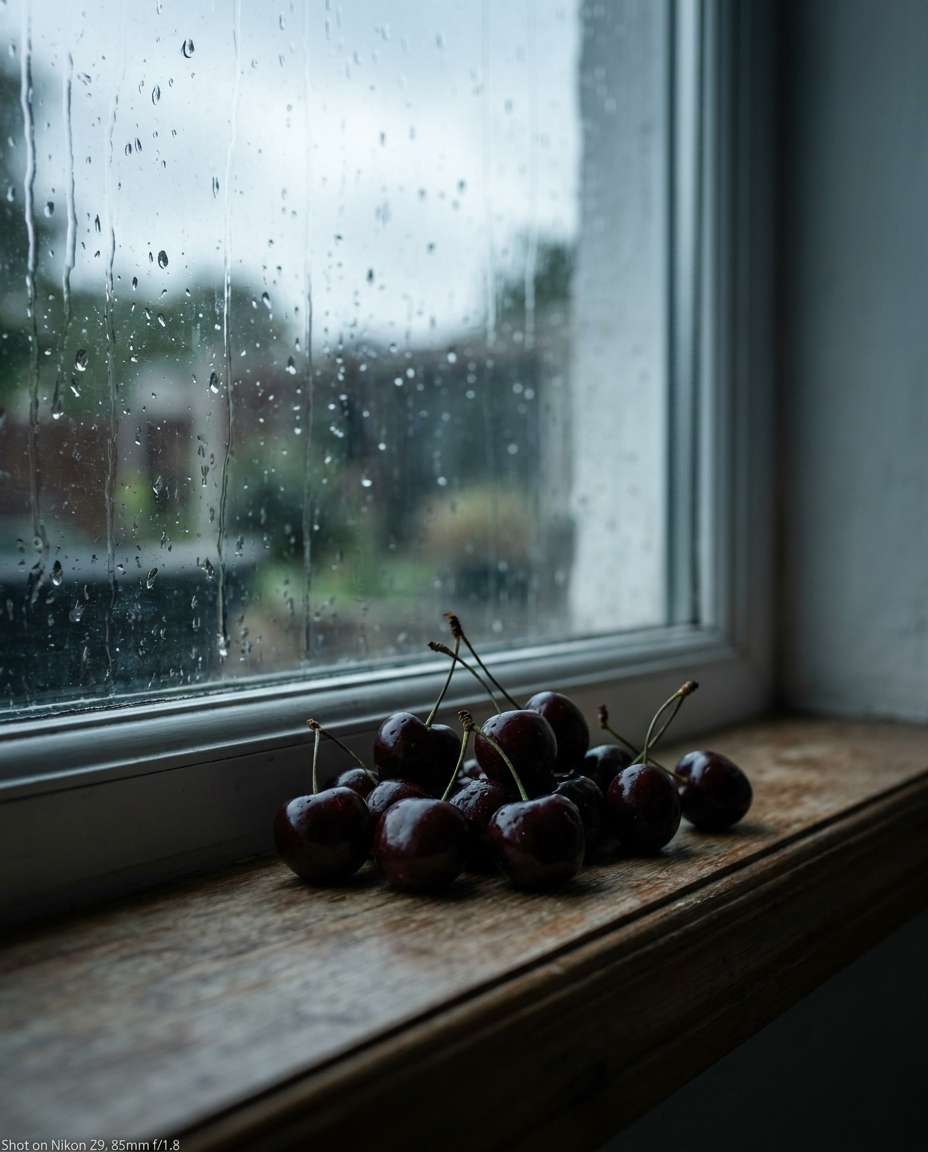 rainy window mood photo