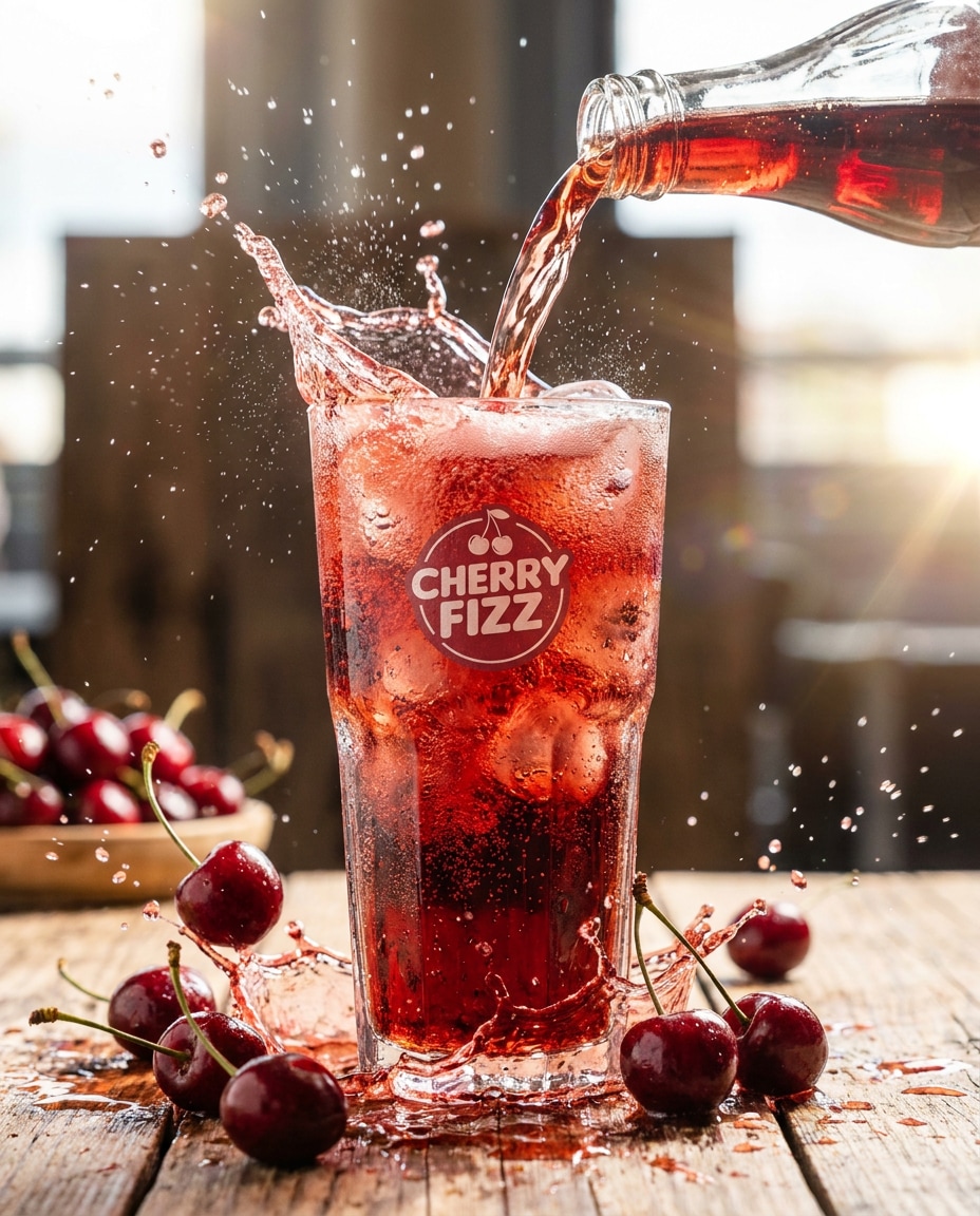 summer soda pour photo