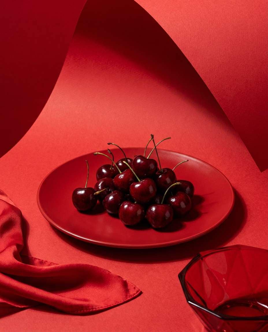 monochrome red scene photo