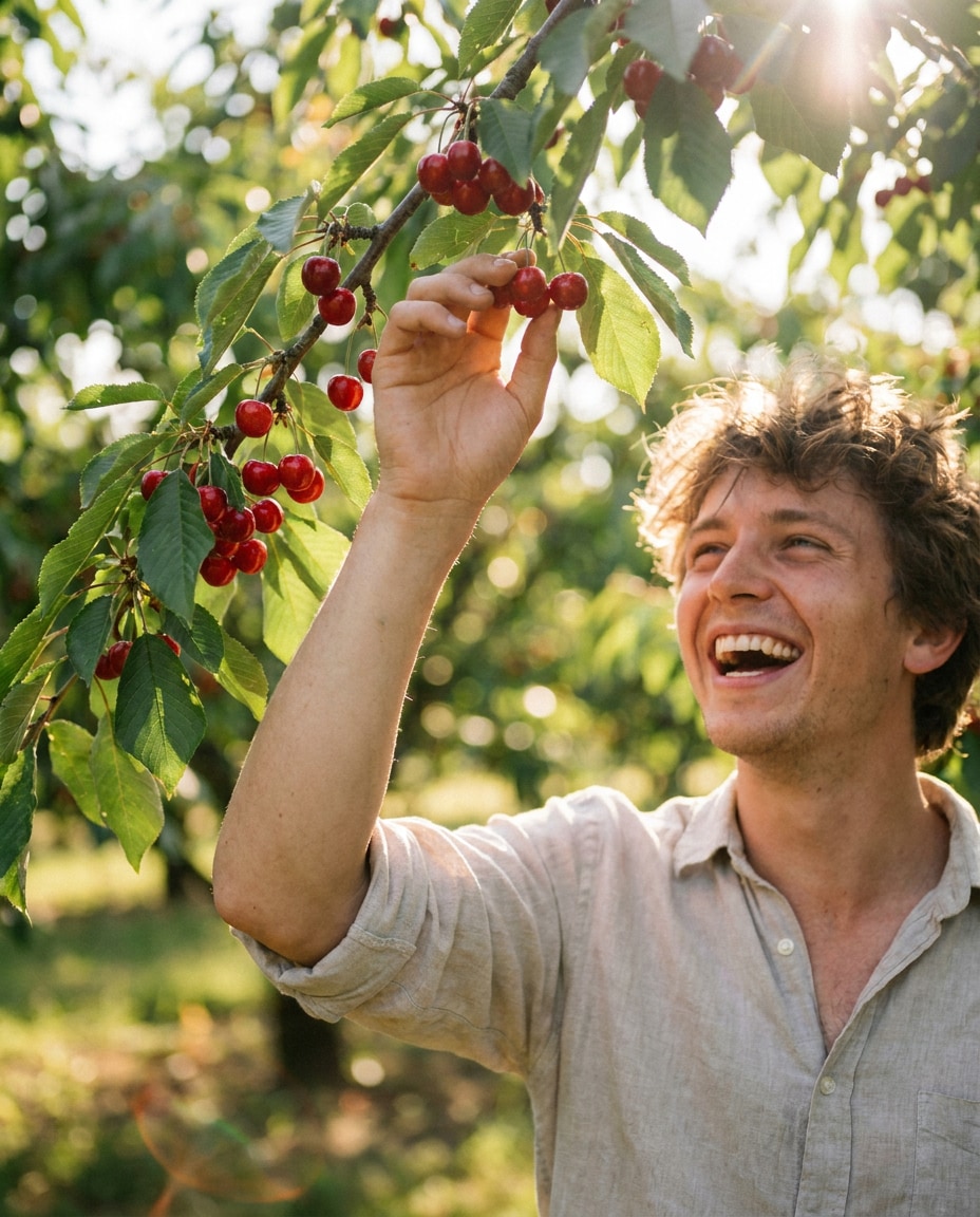picking from tree photo
