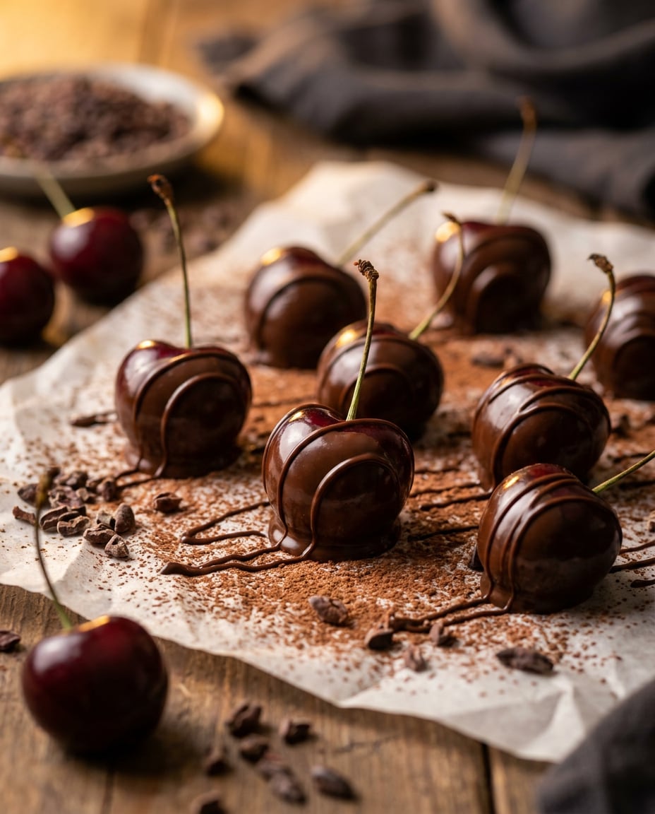 chocolate dip indulgence photo