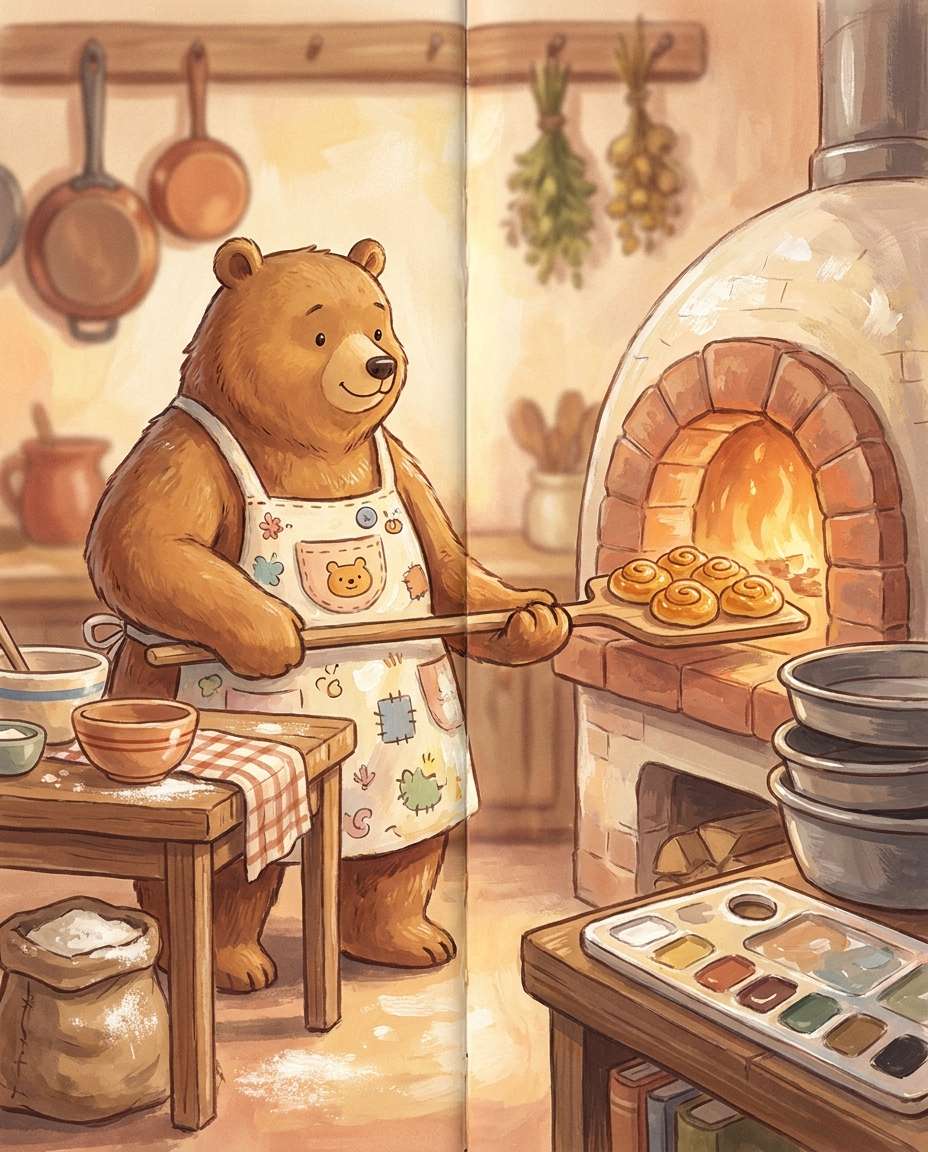 bear bakery morning photo