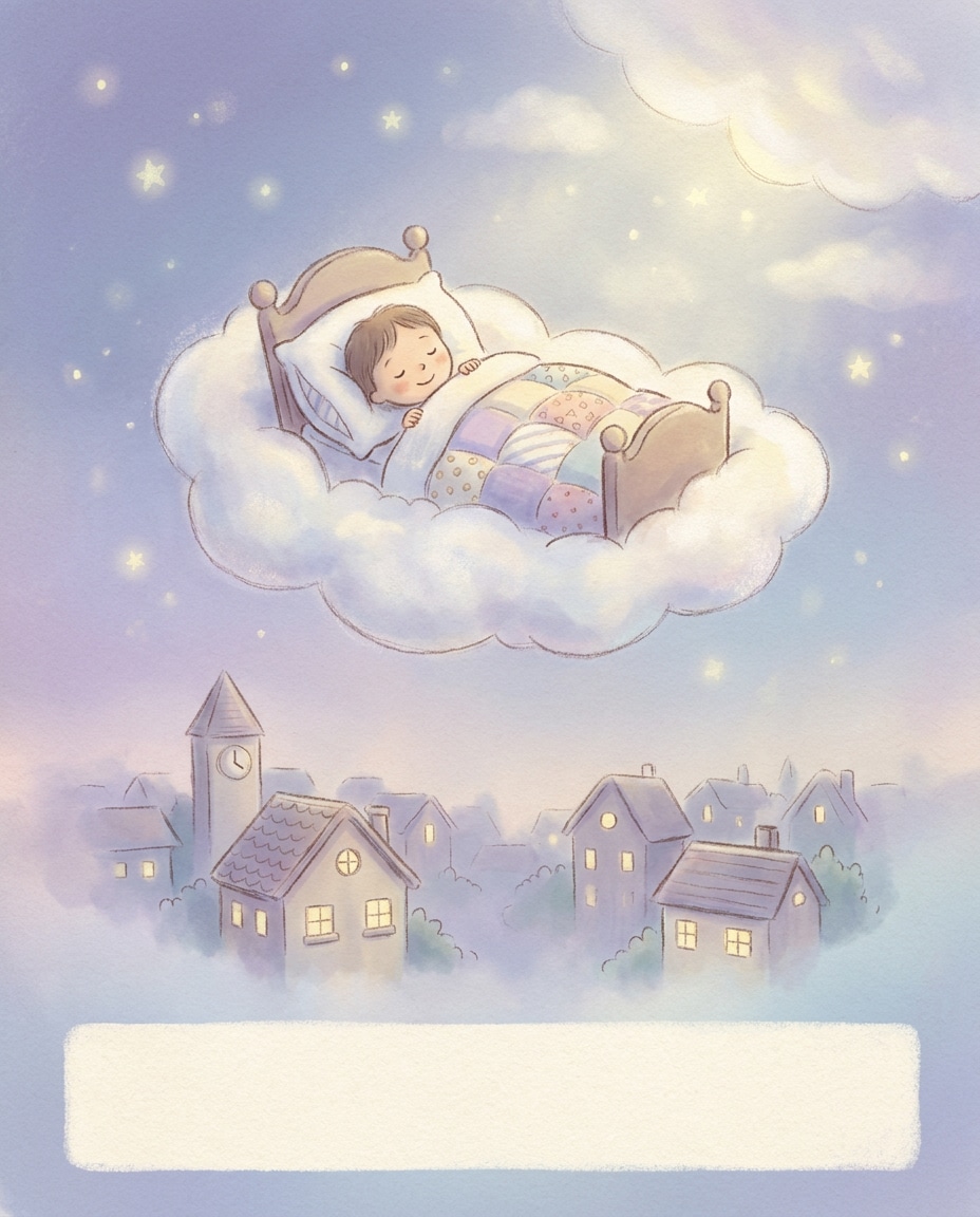 pastel cloud bed photo