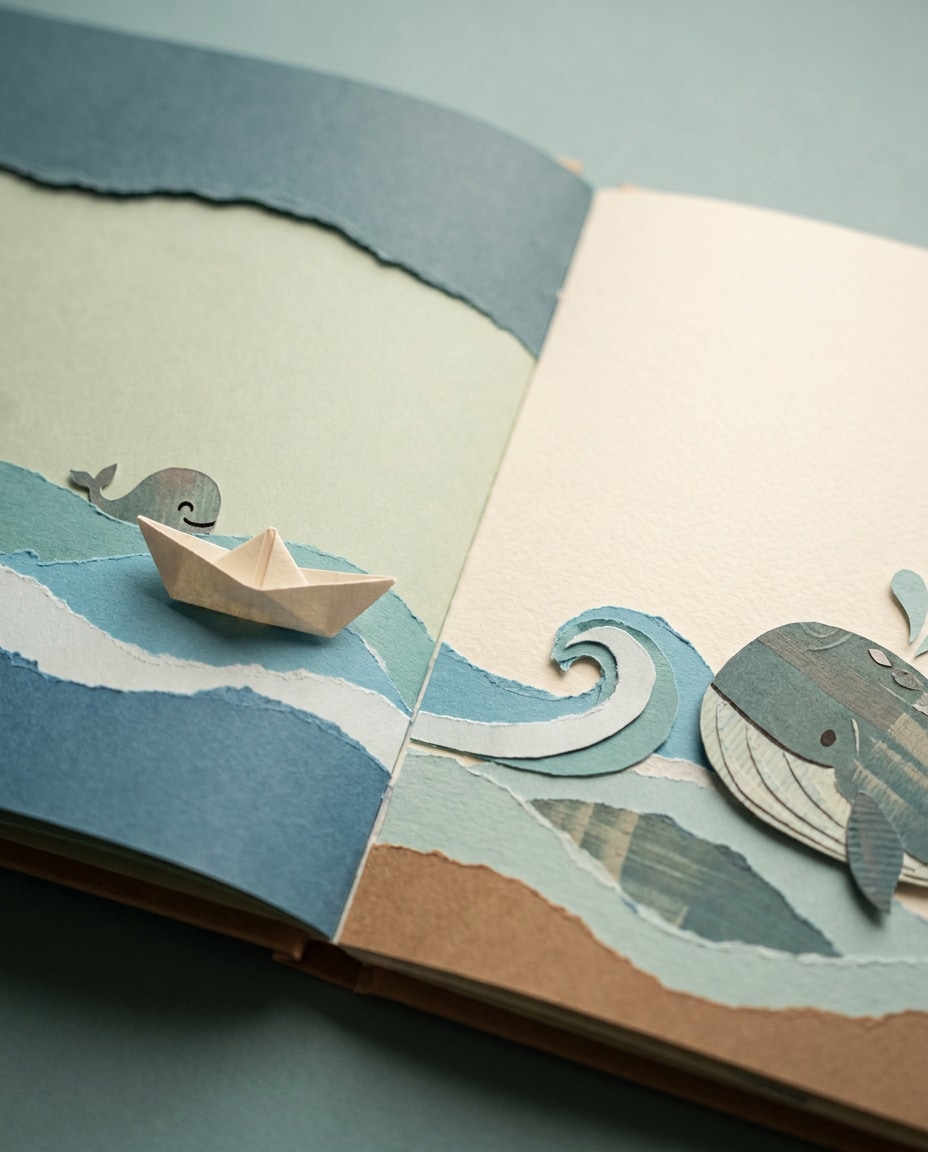 cutpaper sea photo
