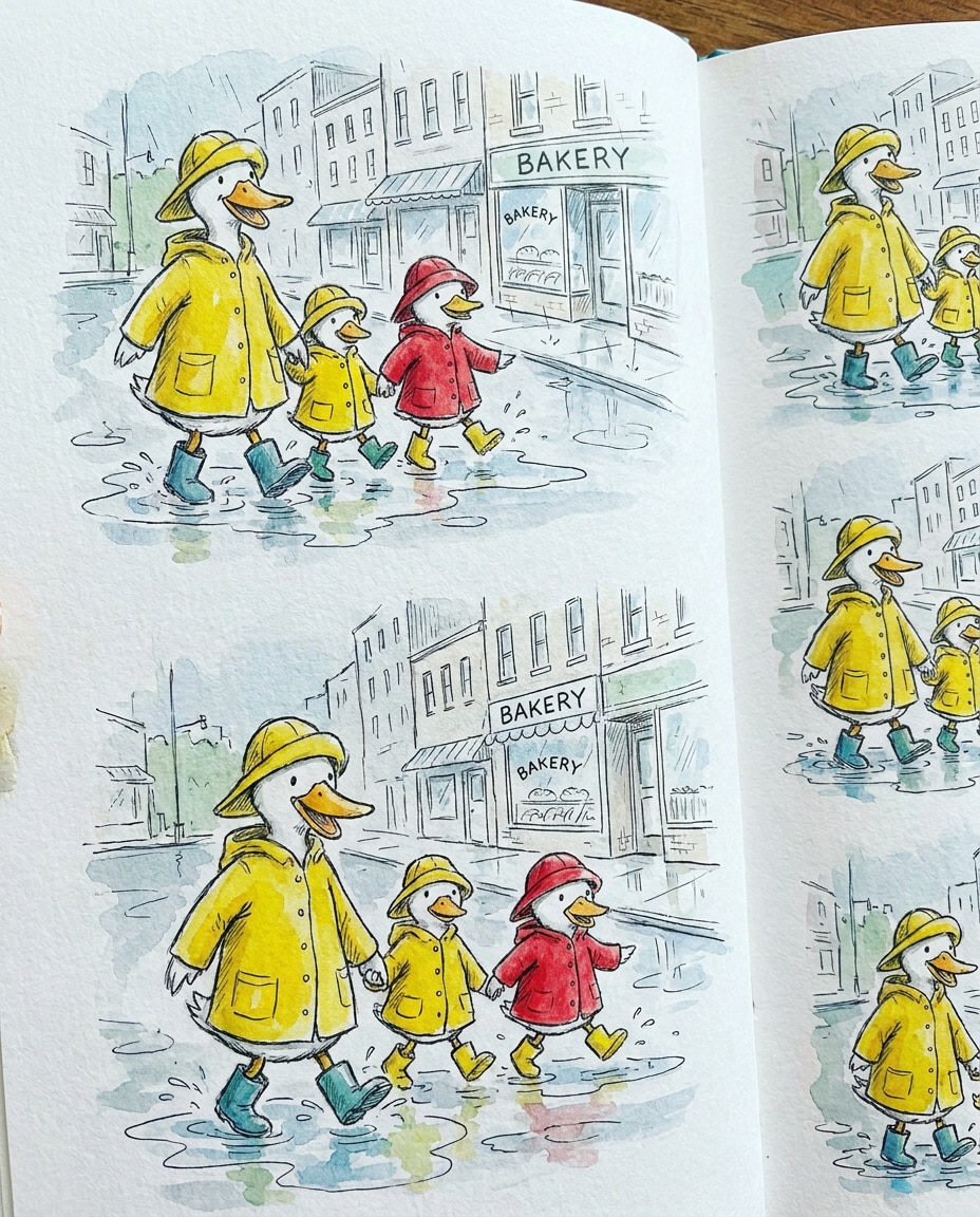 ink raincoat parade photo