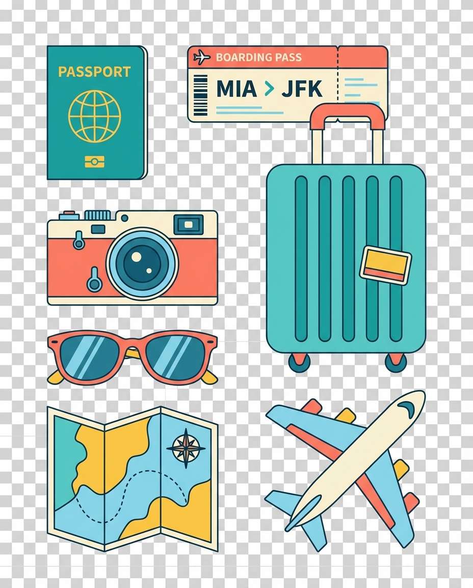 travel essentials photo