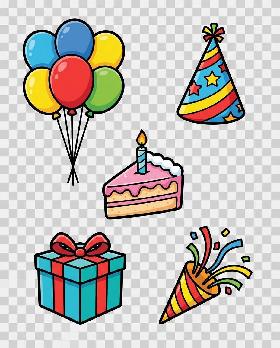 birthday party props photo