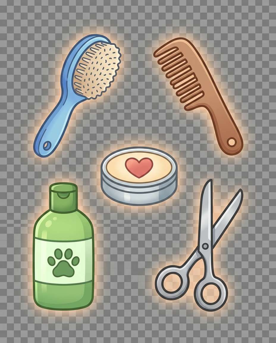 pet grooming tools photo