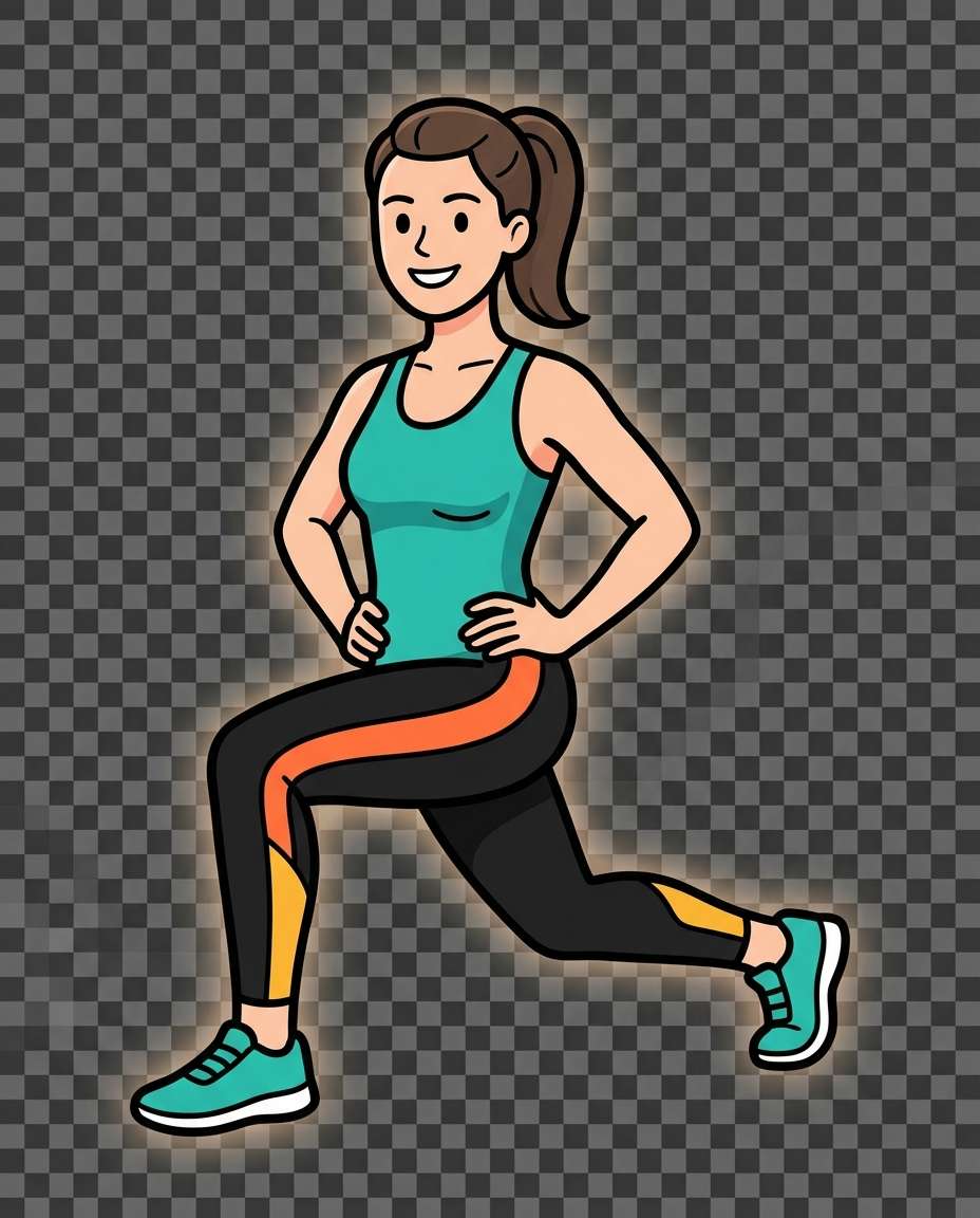 fitness coach pose photo