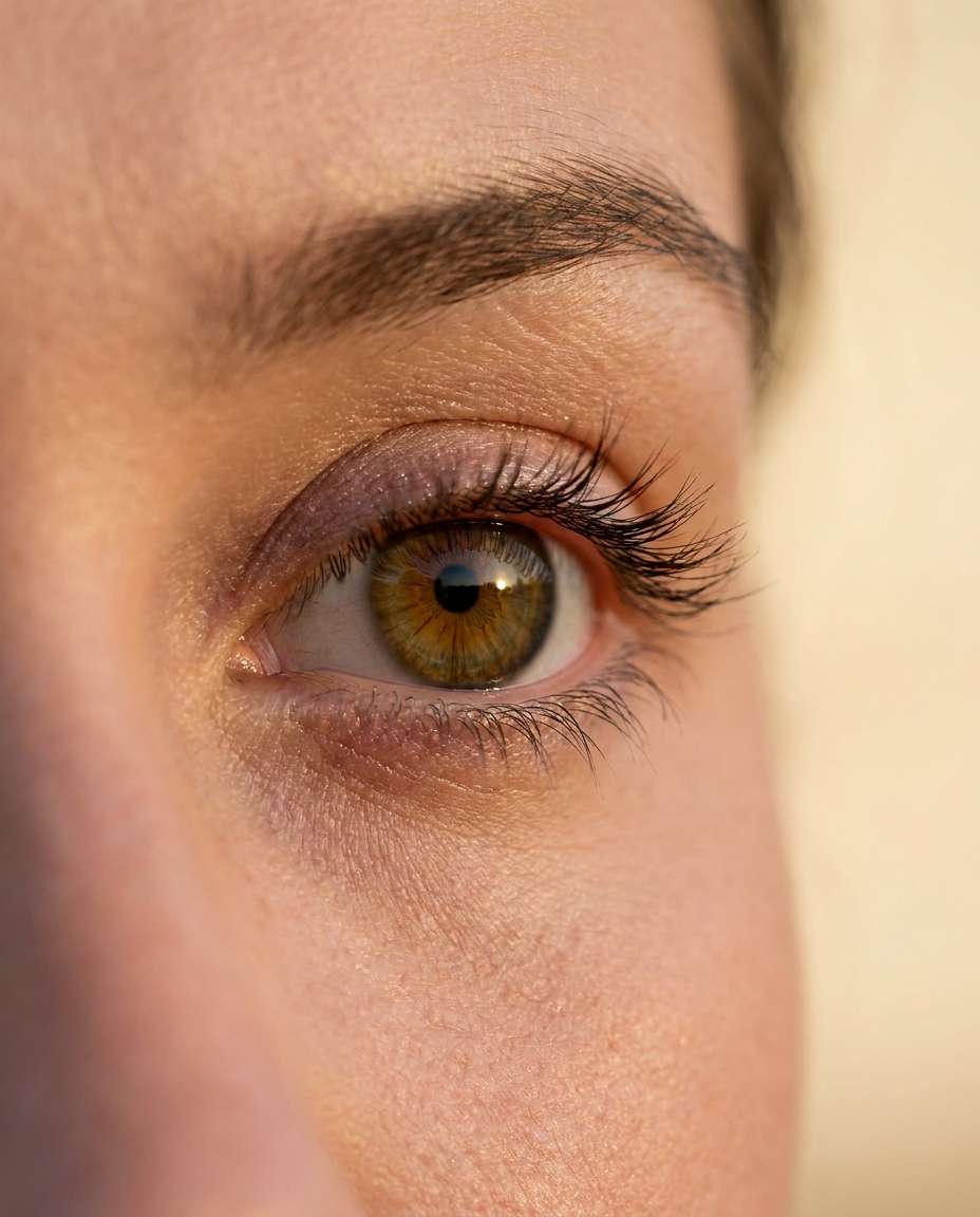 golden hour eye photo