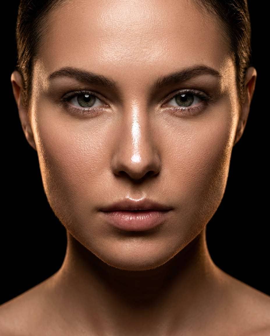 black background beauty photo