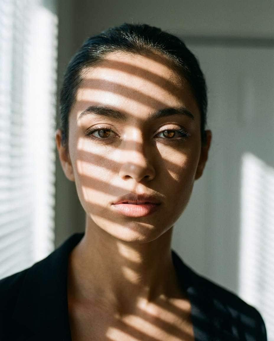 sun stripe shadows photo
