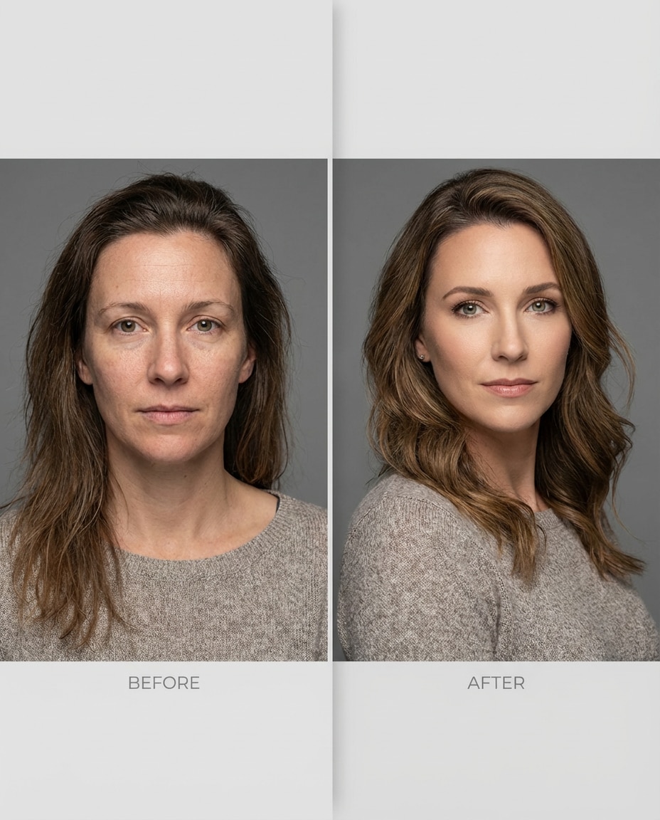 before after panels photo