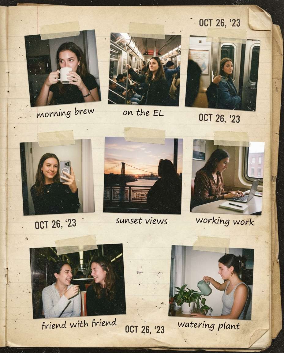 film grain diary photo