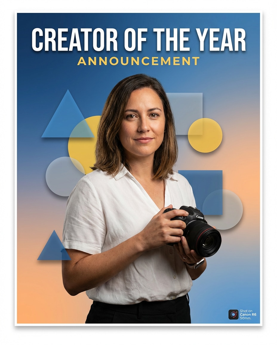 gradient poster photo