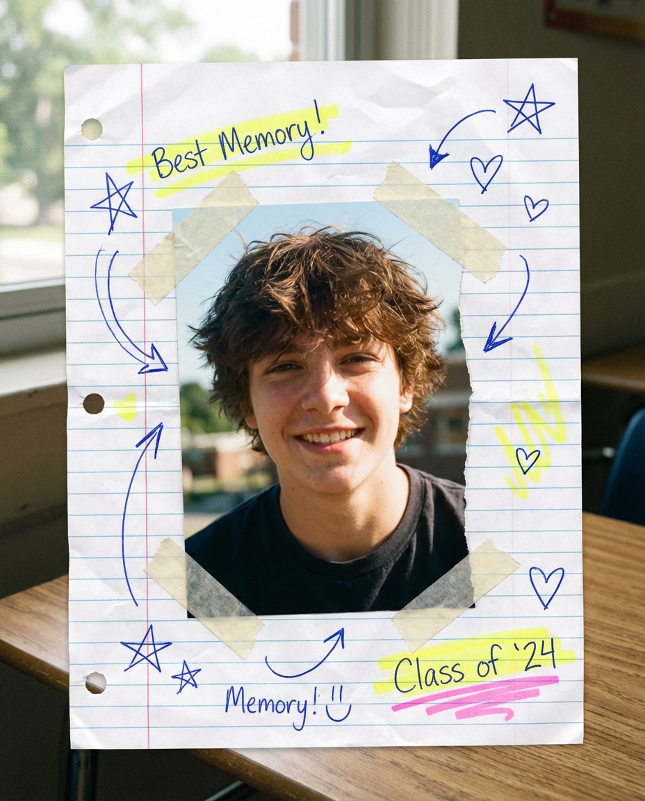 notebook doodle photo