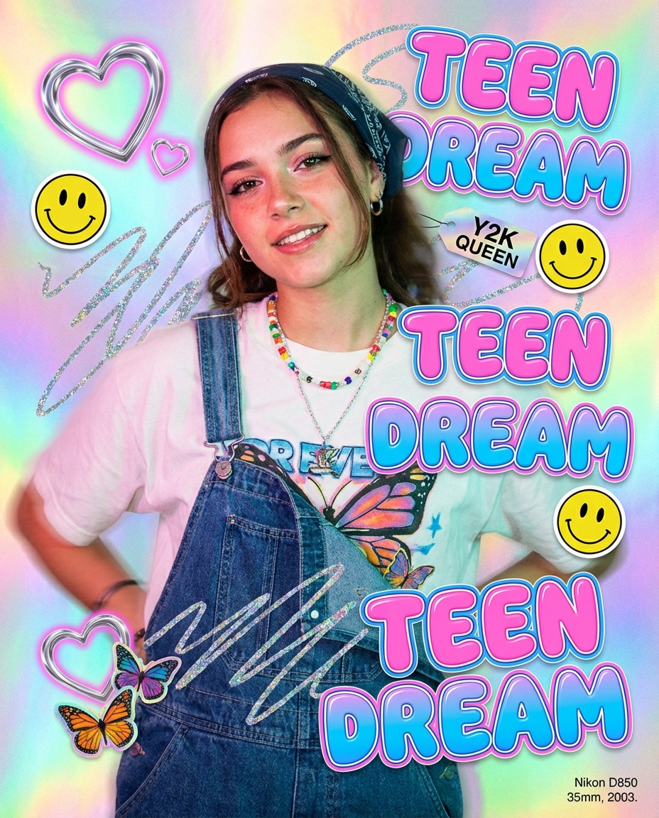 y2k sticker blast photo