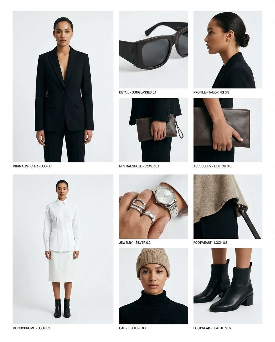 fashion lookbook tiles photo