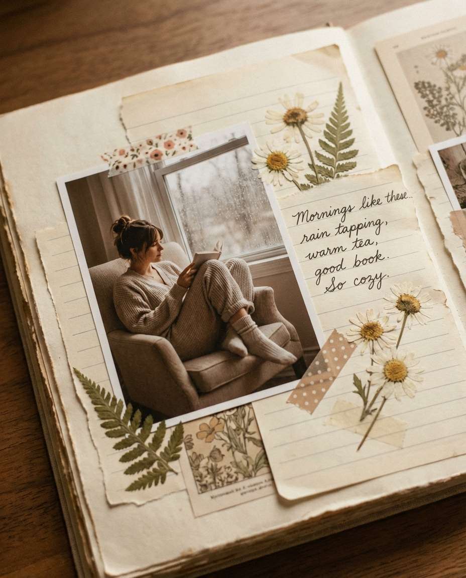scrapbook cozy home photo