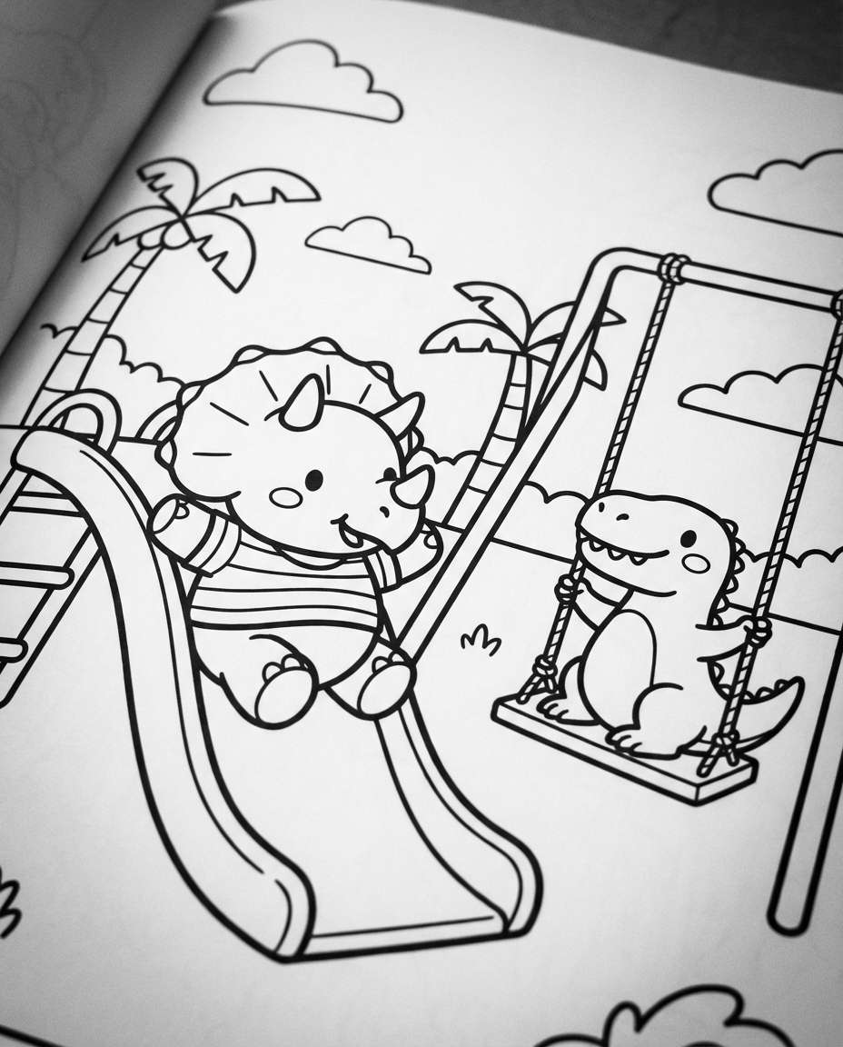 dinosaur playground photo