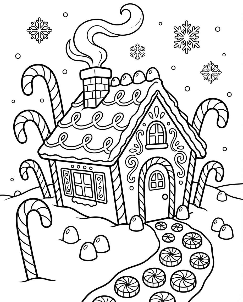 holiday gingerbread house photo