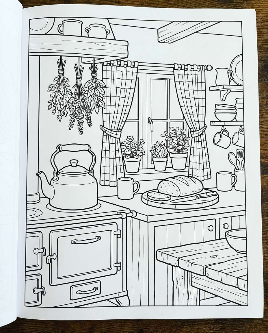 cozy cottage kitchen photo