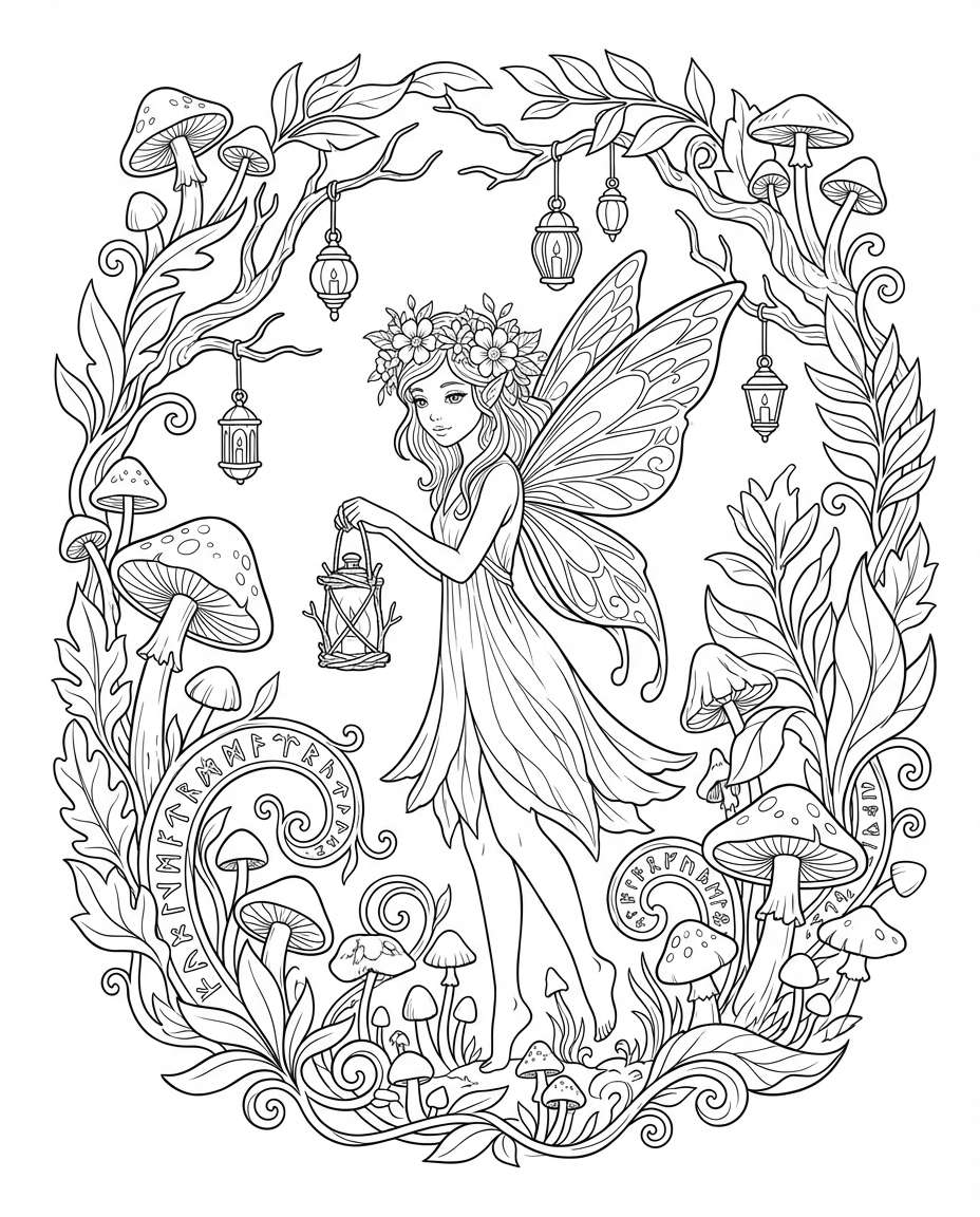 enchanted forest fairy photo