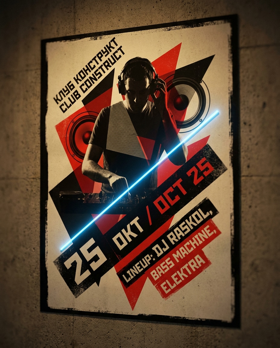 nightclub event flyer photo