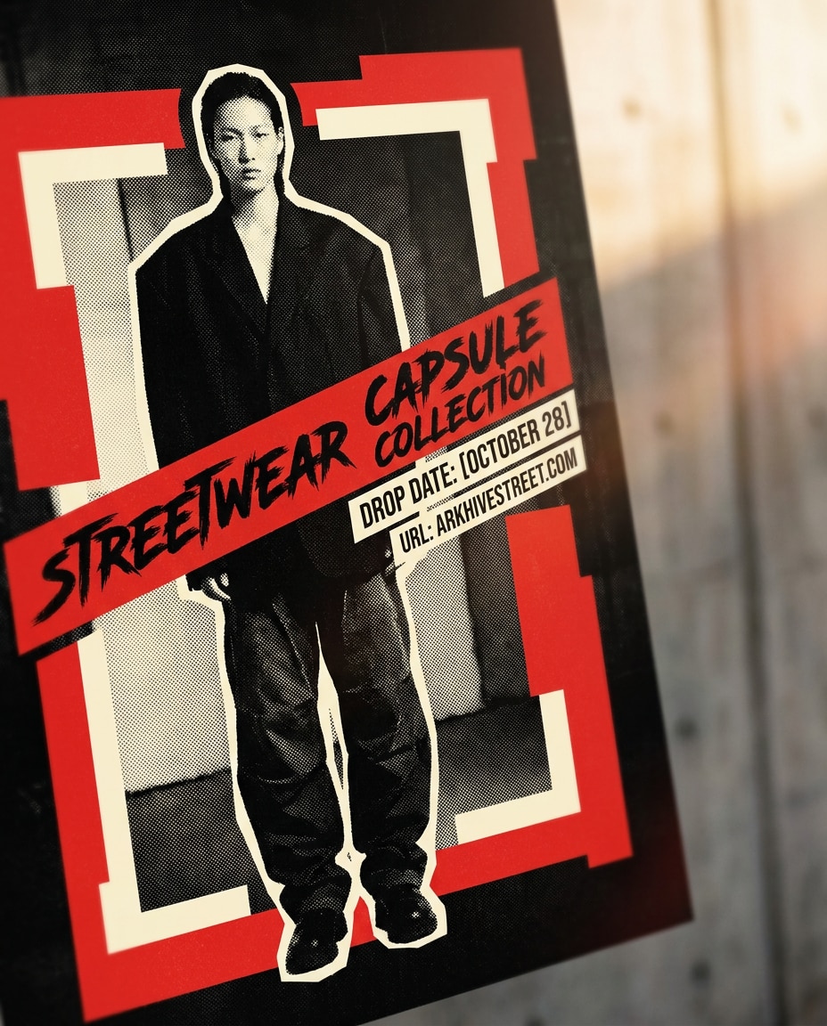 streetwear capsule ad photo