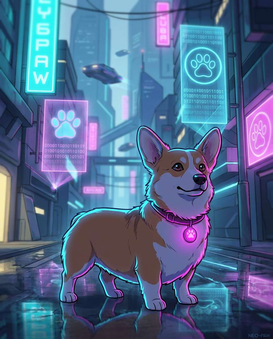 cyber neon photo