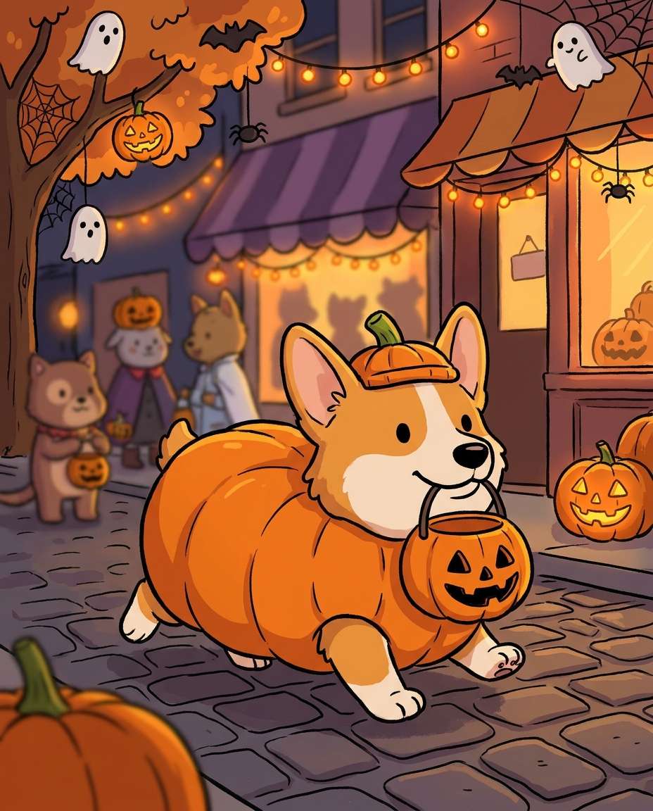 halloween pumpkin costume photo