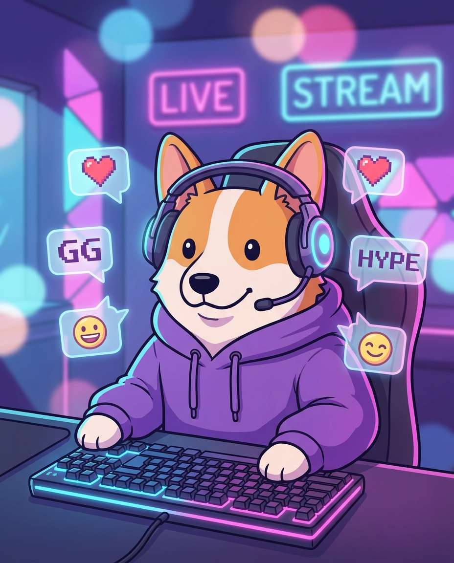 gamer stream overlay photo