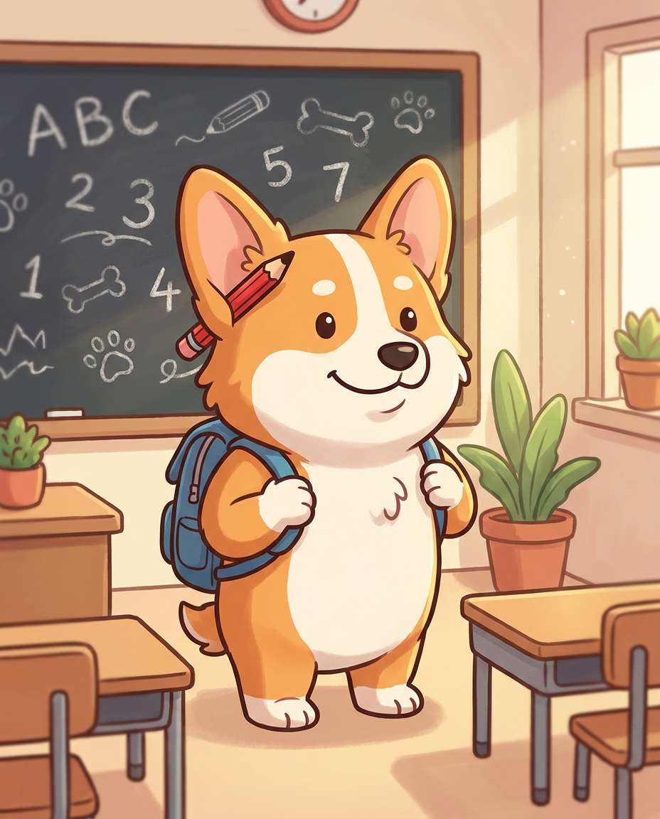 school day backpack photo