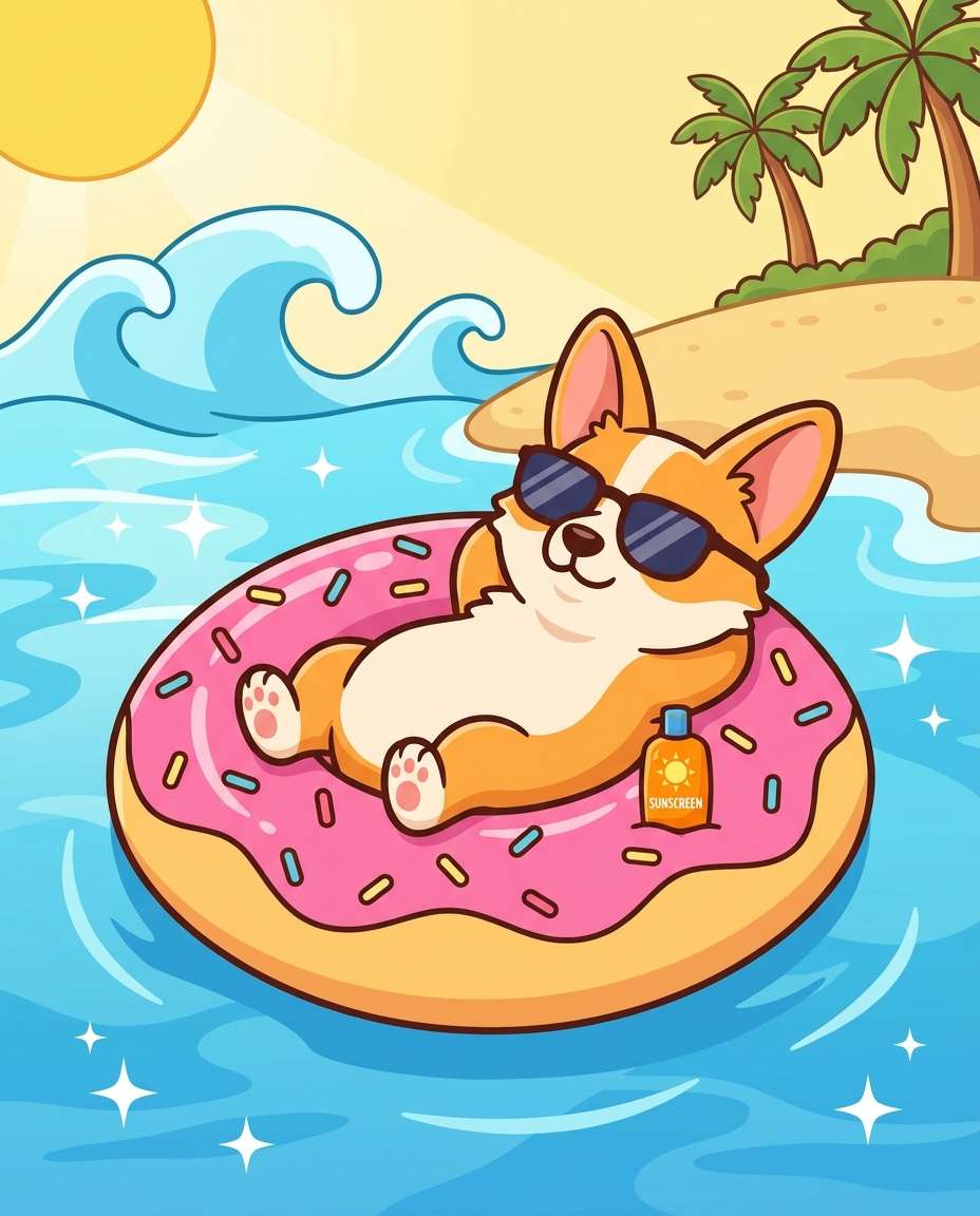 beach float adventure photo