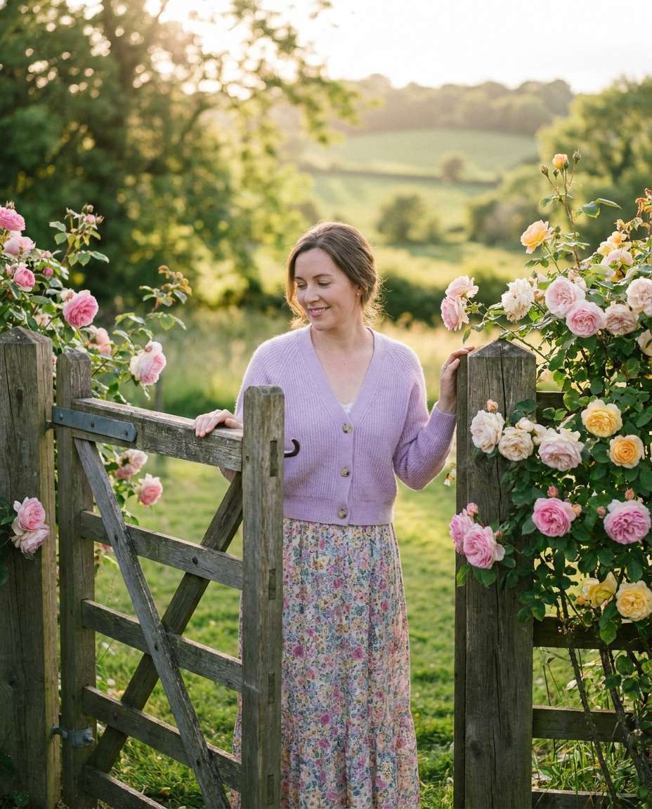 spring blossom gate photo