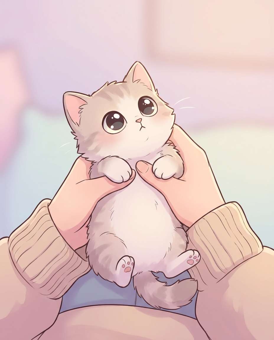 handheld pocket kitty photo