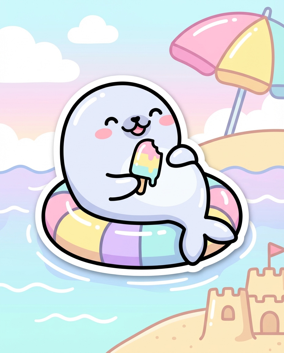 ocean seal float photo