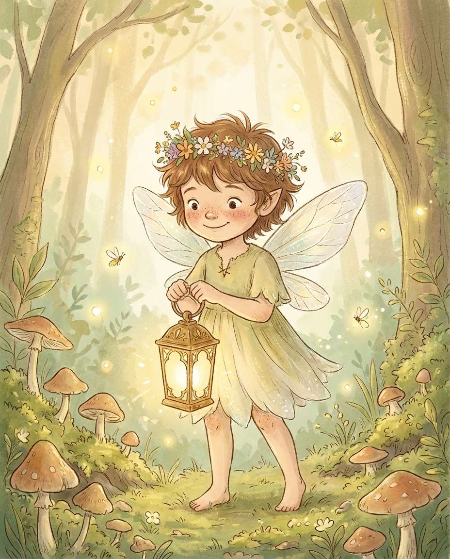 forest fairy kid photo