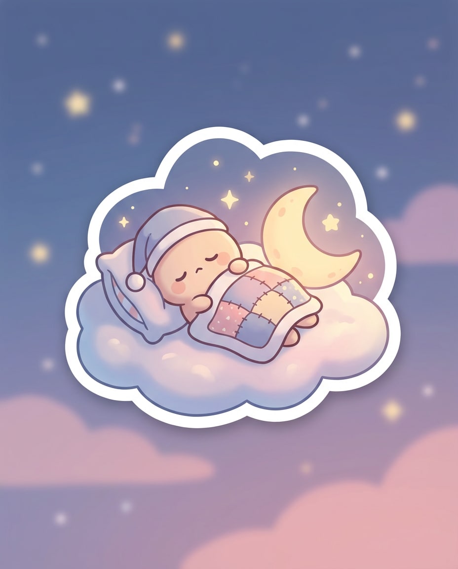 sleepy cloud naps photo