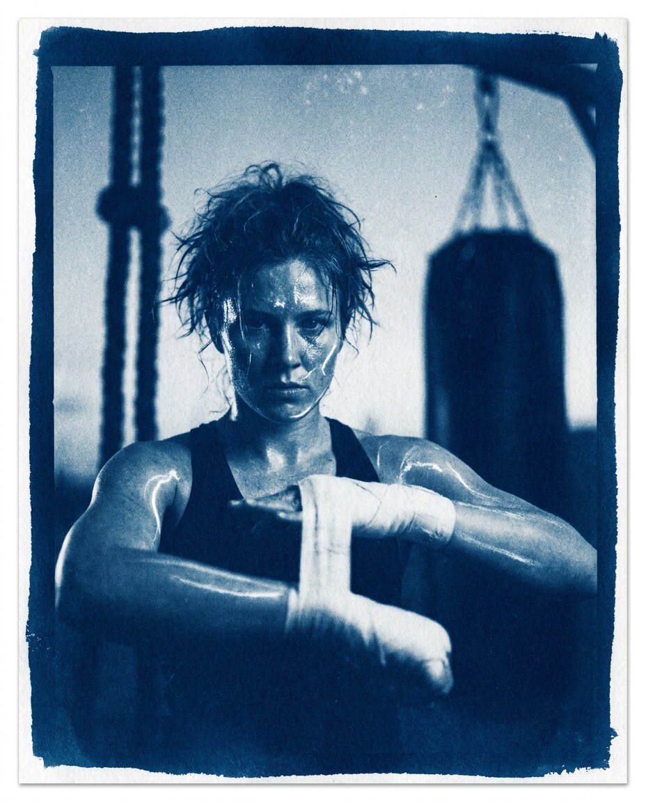 boxing gym power photo