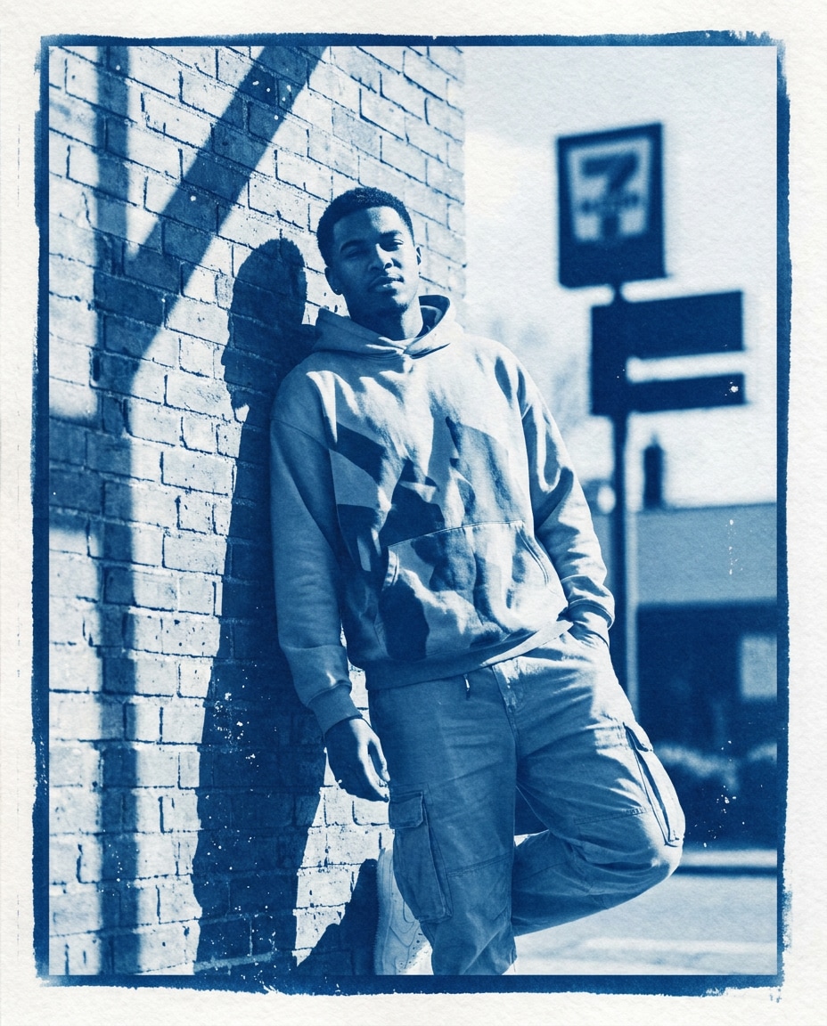 streetwear blueprint vibe photo
