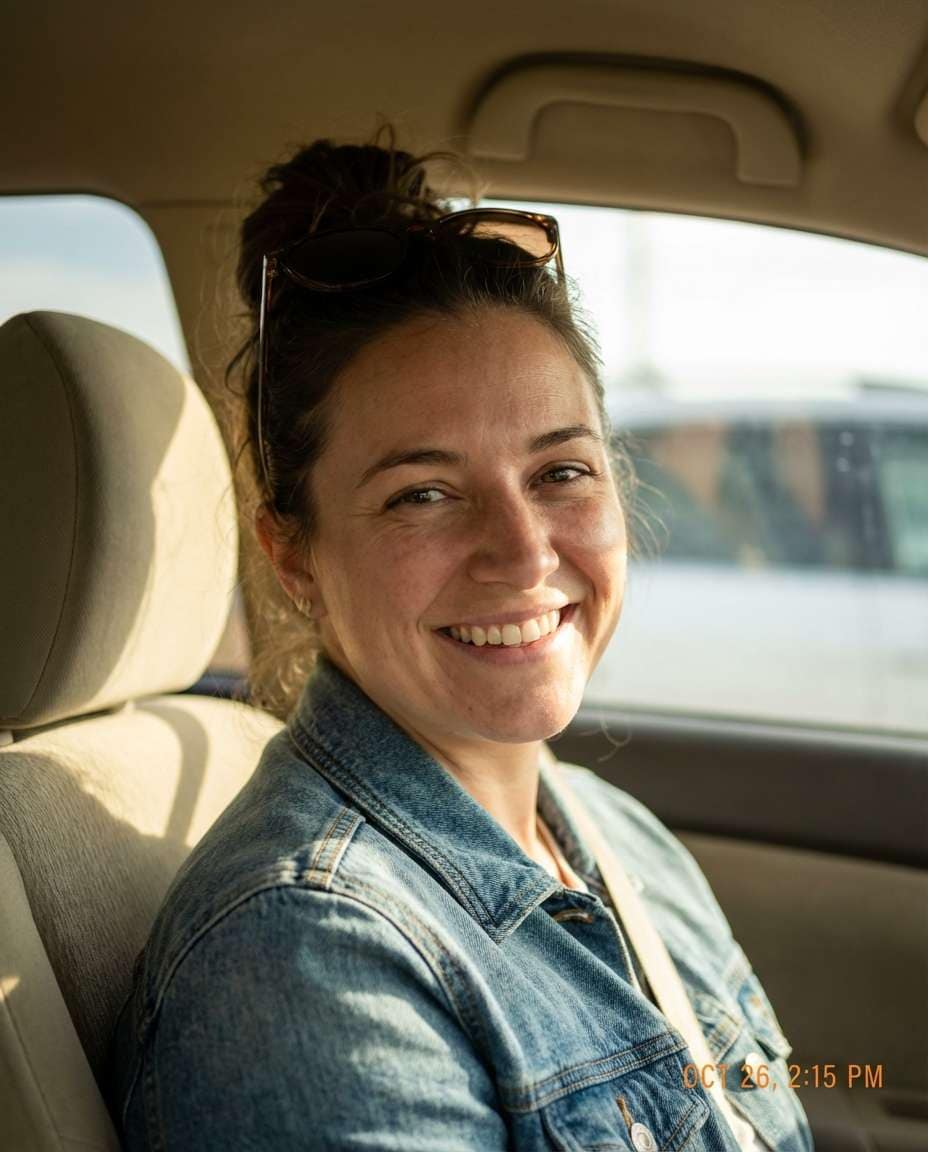 car window candid photo