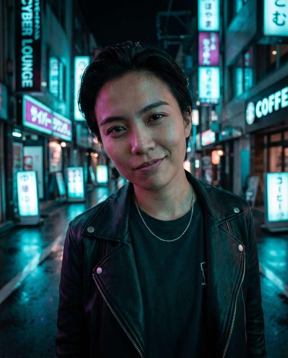 night city neon photo