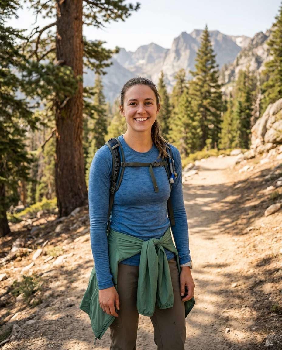 hiking trail adventure photo